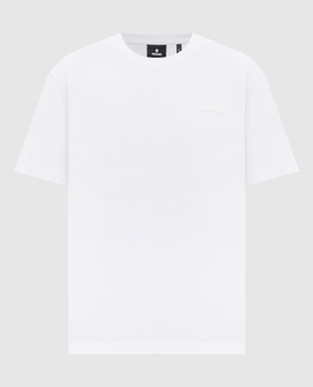 Mackage Біла футболка з фактурним логотипом TEEW