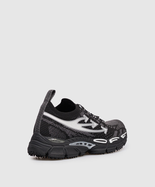 Off-White Черные кроссовки Be Right Back OWIA28KS26FAB001 изображение 3