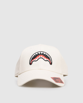 Sprayground Дитяча бежева кепка з вишивкою SP15032IVO