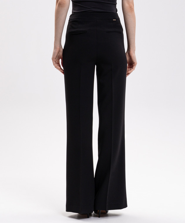 Twinset Черные брюки-клеш 262TT2421 изображение 4
