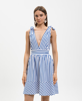 Twinset Біла сукня в смужку 261LM2GCC