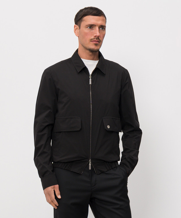 Castangia dal 1850 Чорна куртка HPMOD1SS26 зображення 3