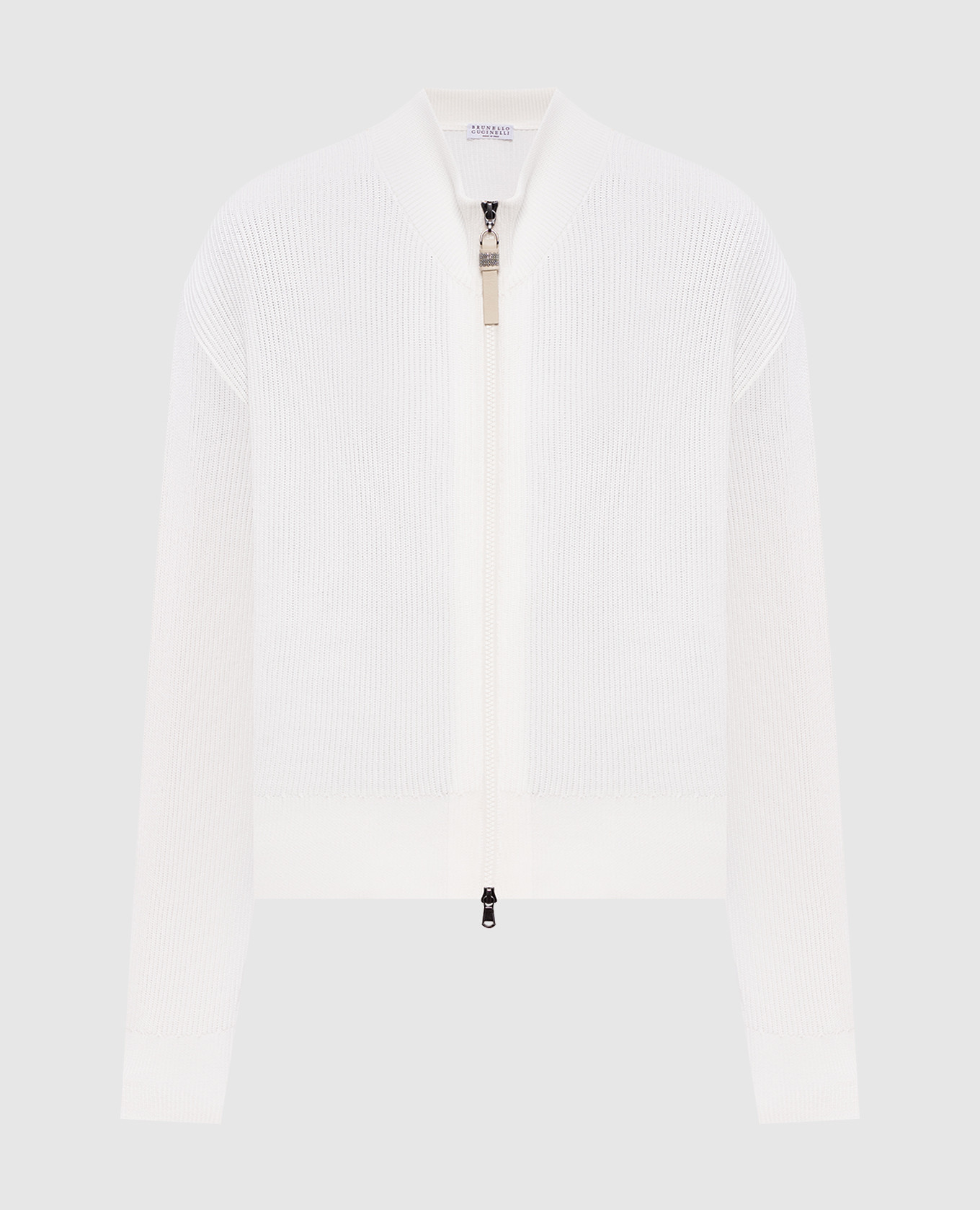 Белый кардиган