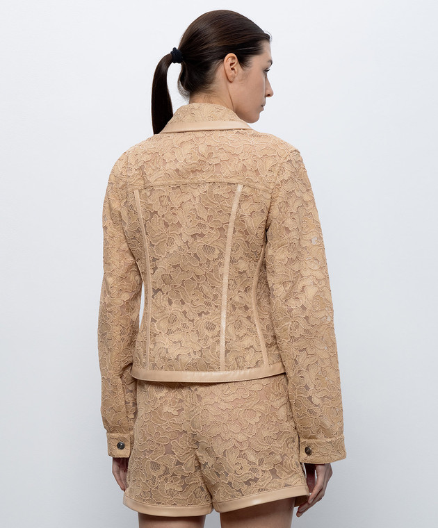 Ermanno Scervino Бежева кутка з мережива D480I741IPUBD зображення 4