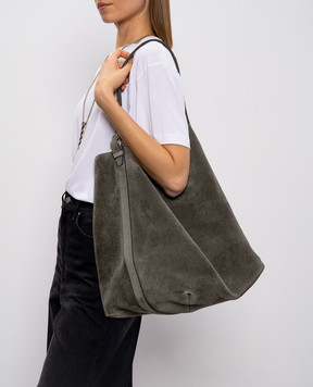 Toteme Сіра замшева сумка 234WLGBG038LE0004