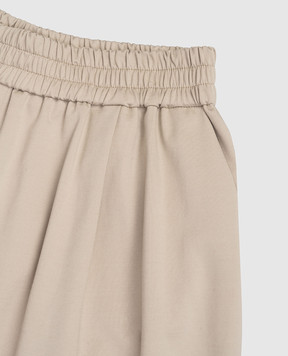 Brunello Cucinelli Детские бежевые шорты BL946E659C