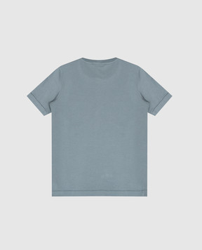 Stone Island Детская синяя футболка с нашивкой логотипа L2S162100003S004768