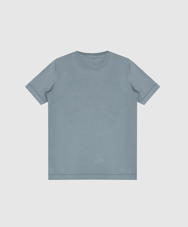 Stone Island Детская синяя футболка с нашивкой логотипа L2S162100003S00471012 изображение 2