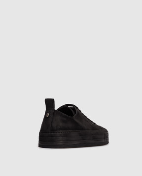 Ann Demeulemeester Чорні замшеві кеди Nono B0012588LT147