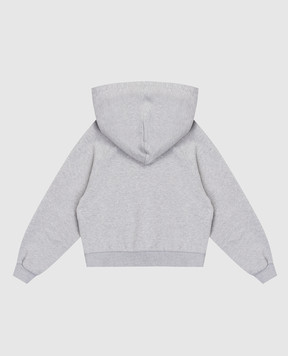 Dolce&Gabbana Дитяче сіре меланжеве худі L5JWBYG7PDU812+