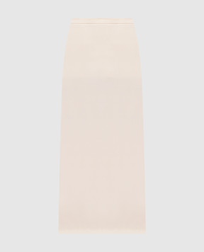 Loulou de Saison Бежевая юбка CARA из шерсти CARA