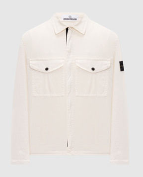 Stone Island Рубашка на молнии цвета айвори L2S151200003S0A10