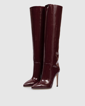 Paris Texas Червоні шкіряні лаковані чоботи PX501XVN01
