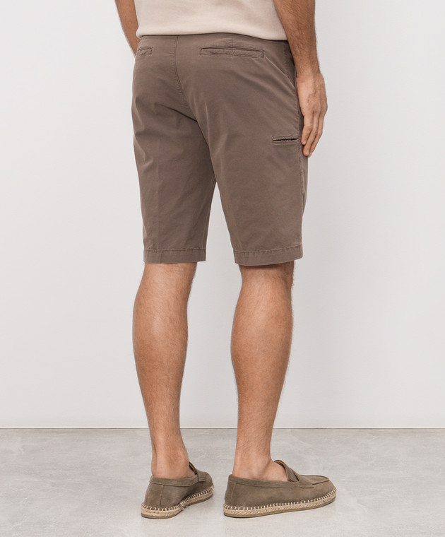 Peserico Коричневі шорти R54799T2300800 зображення 4