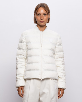Brunello Cucinelli Пуховая стеганная куртка цвета айвори MD5983309