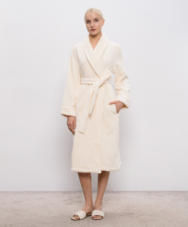 Hamam Махровый халат PERA цвета айвори PERABATHROBE изображение 2
