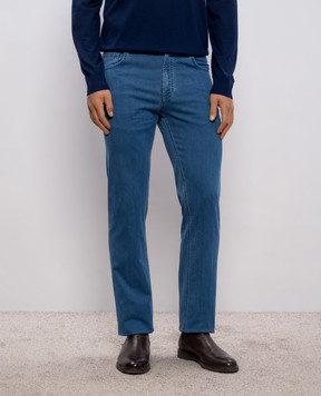 Stefano Ricci Синие джинсы с логотип патч MFT61B3030T249BL