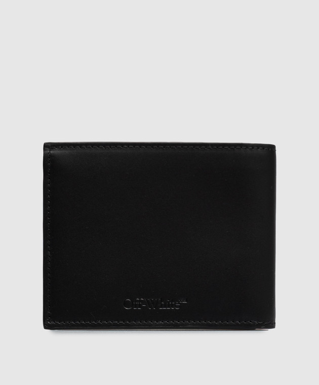 Off-White Чорне шкіряне портмоне Heritage OWMNC06F26LT01 зображення 2