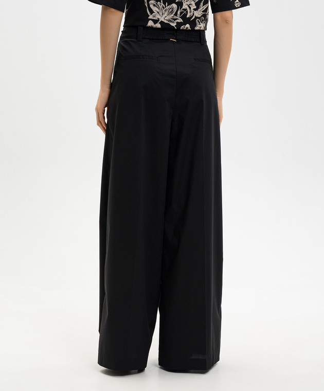 Twinset Чорні штани з поясом 261TT2162 зображення 4