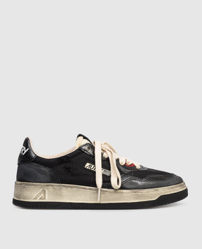 AUTRY Черные кроссовки MEDALIST Super Vintage A1UNAVLWKH01
