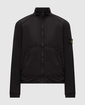 Stone Island Черная куртка с логотипом патча L1S156100044S0003