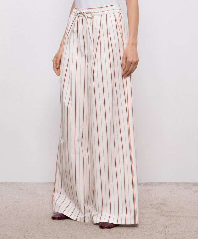 Dolce&Gabbana Белые брюки в полоску FTDJETFR51T изображение 3