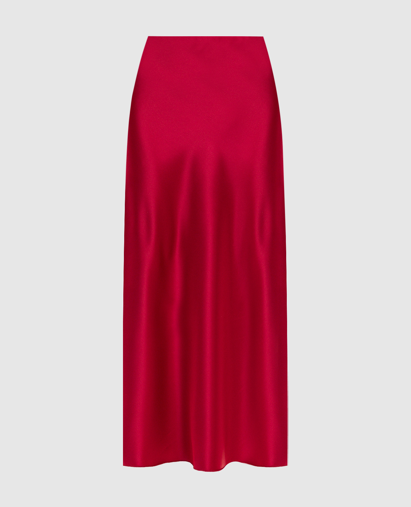 Бордовая юбка миди