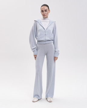 Allude Блакитна спортивна куртка з вовни та кашеміру 26517700