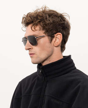 Bottega Veneta Сірі сонцезахисні окуляри A009BTV4450
