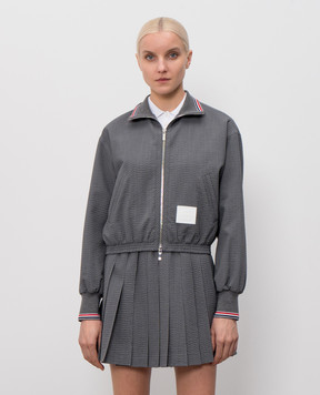 Thom Browne Сіра куртка з вовни FBC952A06455