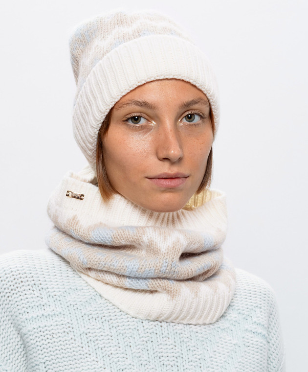 Herno Шапка из шерсти и кашемира в узор BER00083D70383 изображение 2