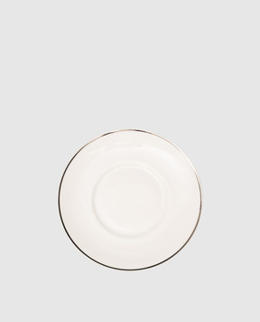 Geminiano Cozzi 1765 Біле порцелянове блюдце для чашки для чаю Ducale JQCGP089071