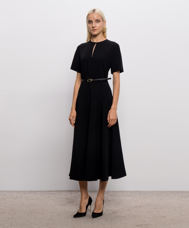 Max Mara Черное платье миди ZORRO MSTZORRO изображение 2