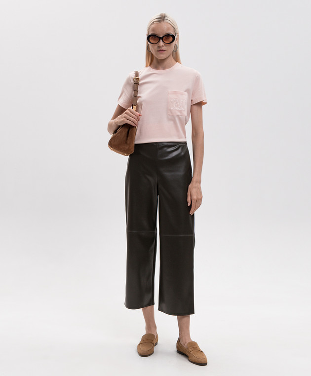 Max Mara Штани AMATI кольору хакі SMMAMATI зображення 2
