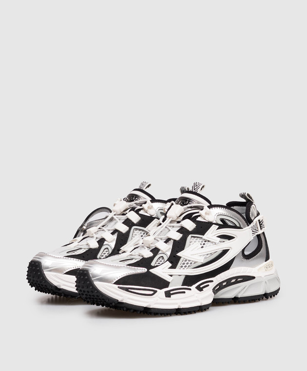 Off-White Серые комбинированные кроссовки Be Right Back OWIA28LS26FAB001 изображение 2