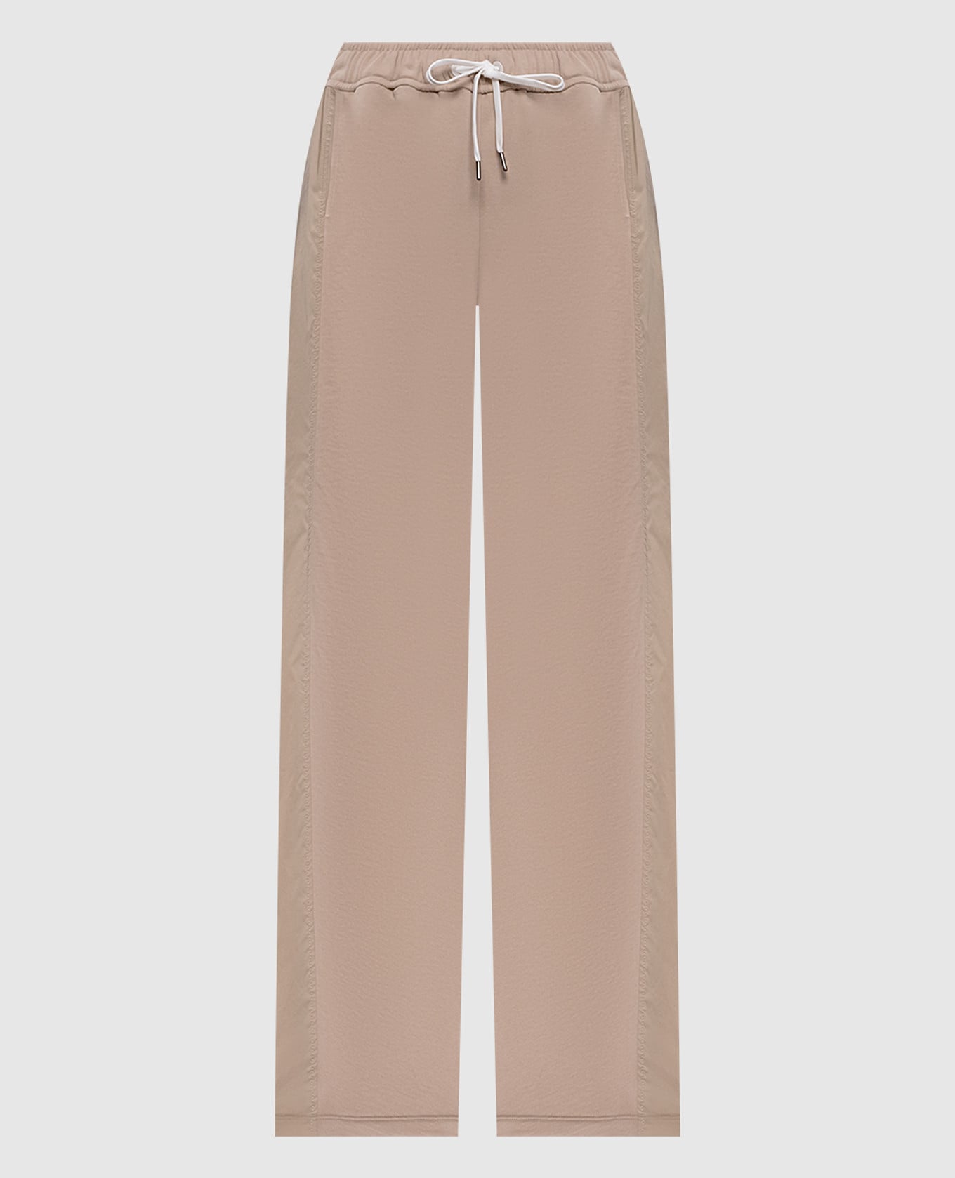 

Бежевые спортивные штаны с лампасами, Бежевый, Спортивные штаны