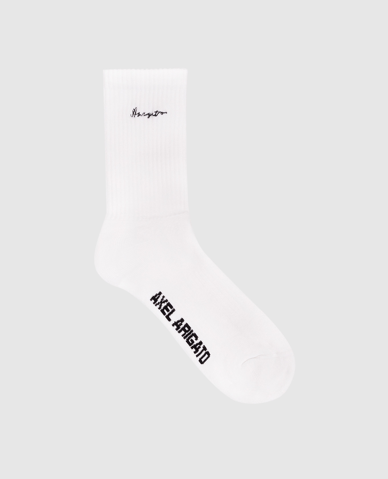 

Белые носки каракули с вышивкой логотипа, Белый, Носки