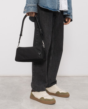 Ami Paris Чорна сумка Marsel з емблемою ULL707AW0001