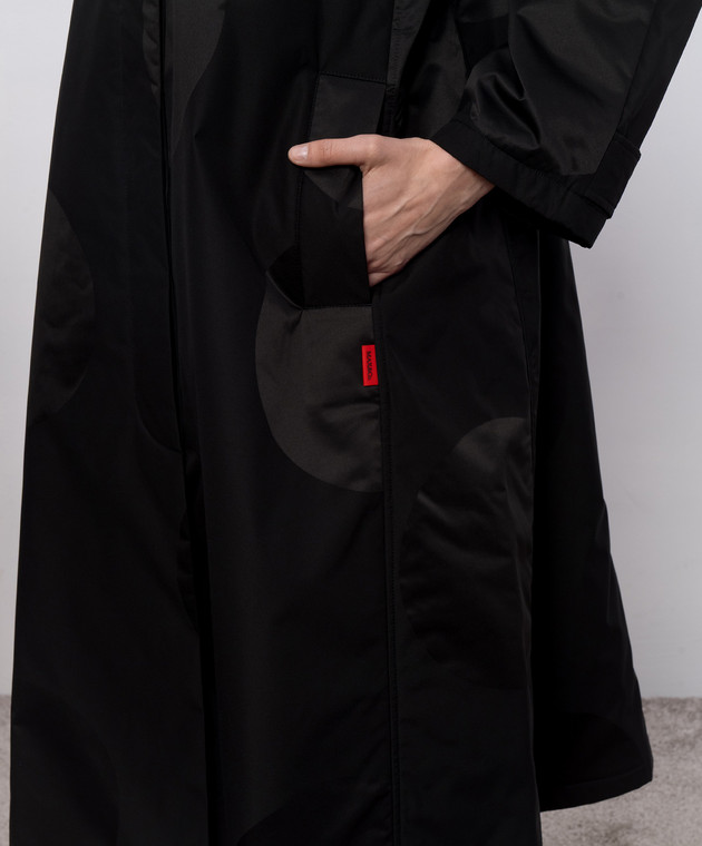 Max & Co Чорне пальто BALIA в горох MCOBALIA зображення 5