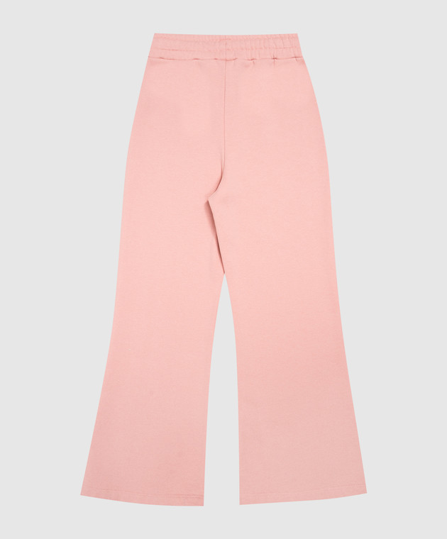 Off-White Детские розовые спортивные штаны 44GCH00DF26F001 изображение 2