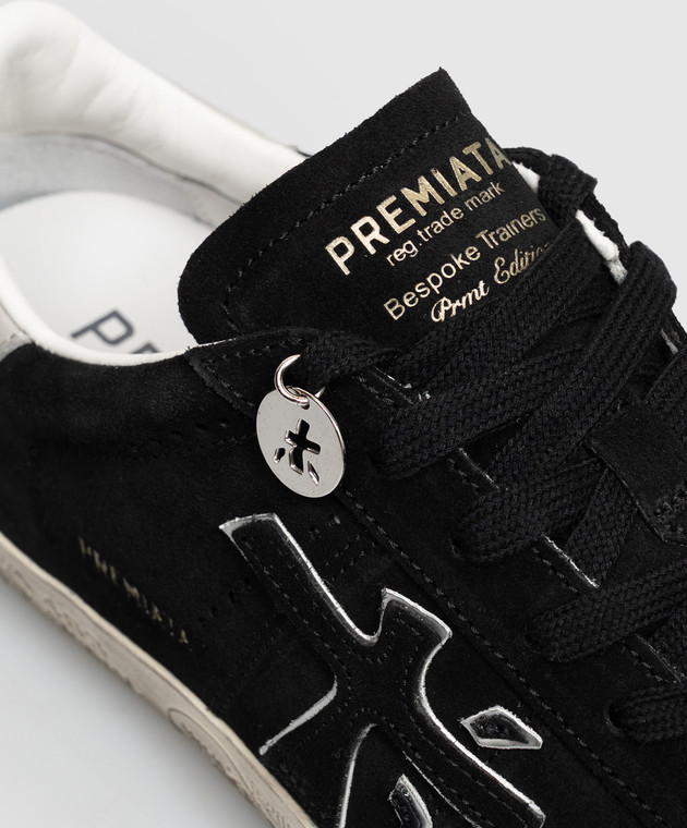 Premiata Черные замшевые кроссовки Stevend STEVEND8487 изображение 5