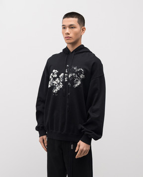 Ann Demeulemeester Черные худи Bardi Comfort B0013817FA185
