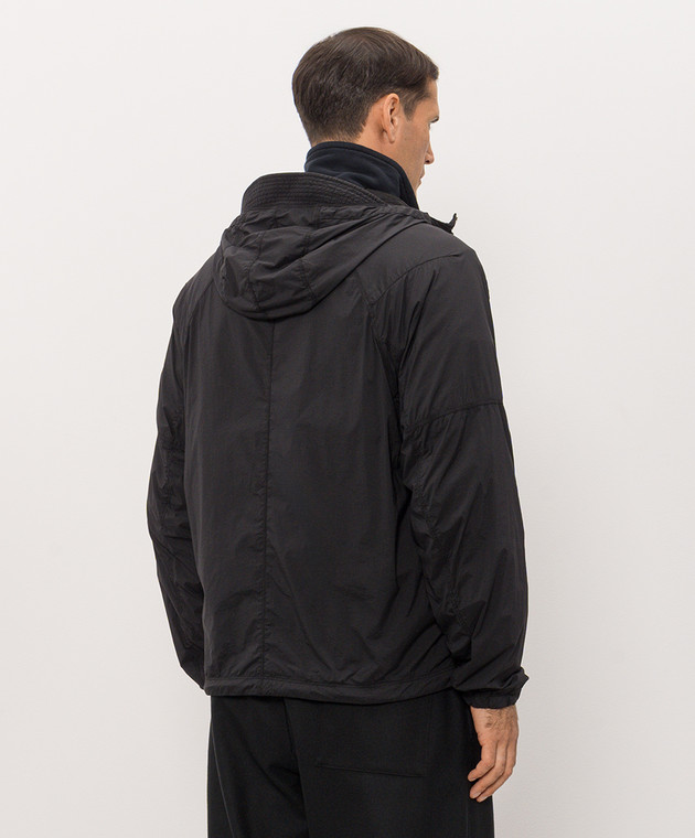 Stone Island Чорна вітровка з патчем логотипа L2S15Q100020S0474 зображення 4