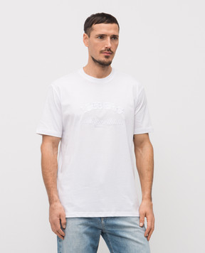 Iceberg Белая футболка с вышивкой логотипа F0406325