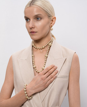 Grefi Бежевые серьги Effervescente 17043