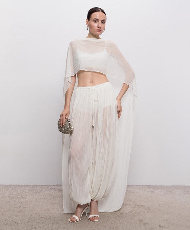 Simkhai Джогери Afton Crinkle Jersey кольору айворі 3264000CJ зображення 2