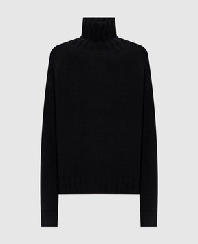 Allude Чорний светр з кашеміру та шовку 26577022