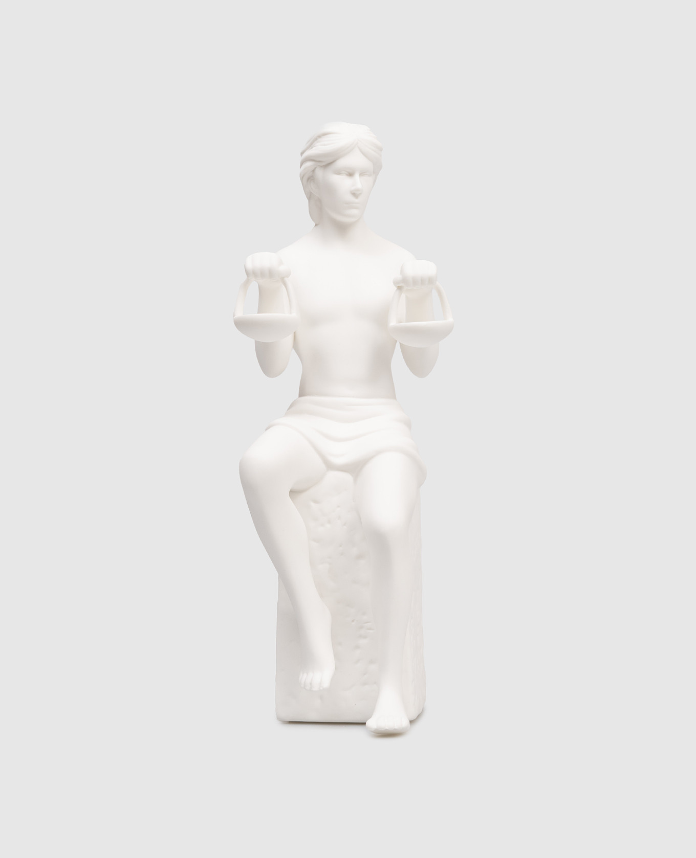 

Декоративная фарфоровая статуэтка Zodiac Libra man, Белый, Декор