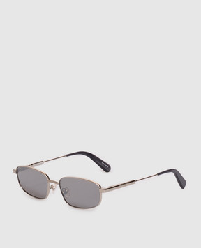 Jacquemus Серебристые очки Sera JAC121C4SUN