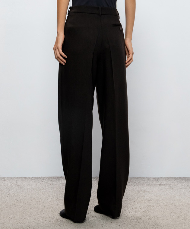 Magda Butrym Коричневі штани з вовною PANTS02151926 зображення 4